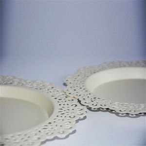 Europese Stijl Dessert Borden Keuken Snack Tray Smeedijzeren Fruitschaal Opengewerkte Patroon Servies 3/set