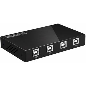 Kebidumei Usb Kvm Switch Box Splitter Box Voor 4 Pc Delen Printer Toetsenbord Muis Kvm 4K Usb Schakelaar Kvm switcher Video Display