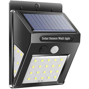 20/30 Led Solar Power Light Pir Motion Sensor Solar Tuinverlichting Outdoor Waterdichte Energiebesparing Muur Yard Lampen