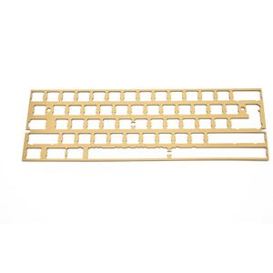 Messing Plaat Voor Mechanische Toetsenbord Met Oxidatie Coating Geborsteld Tech Xd60 Xd64 Xd75 Xd84 Bm43 Xd68 Gh60 Bm60 Iso