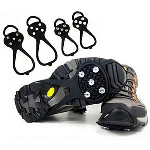 1 Paar Ice Gripper Ijs Spikes Voor Schoenen Anti-Slip Sneeuw Ijs Klimmen Schoen Spikes Grip Stijgijzers Cleats Overschoenen