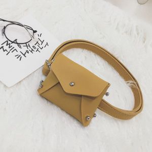 Children's Bag Mini Square Bag Rivet Pouch Kids Girl Cute Waist Packs Korean Shoulder Messenger bag