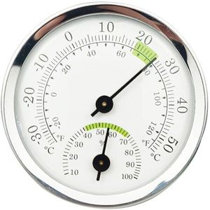 Muur Gemonteerde Thermometer Hygrometer Mini Vochtigheid En Temperatuur Meter Gauge Voor Kamer Huishoudelijke Draagbare Thermometer Hygrometer