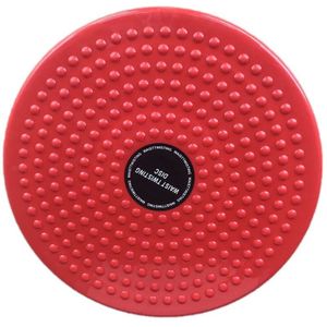 Rode Taille Twisting Disc Balance Board Fitness Apparatuur Voor Thuis Body Aërobe Roterende Sport Massage Plaat Fitnessapparatuur