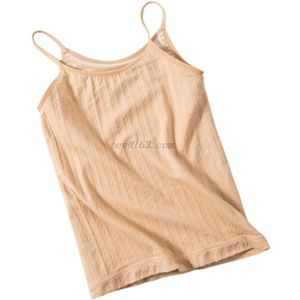 Womens Winter Warm Verdikte Pluche Tank Top Spaghettibandjes V-hals Slim Dieptepunt Vest Effen Kleur Hemdje Shirt