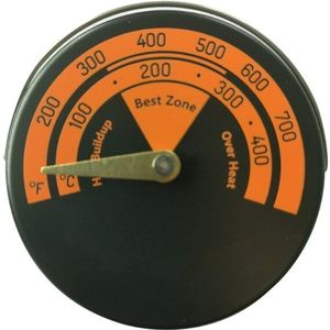 Magnetische Haard Ventilator Kachel Thermometer Voor Log Hout Brander Barbecue Oven Temperatuurmeter Meter Tool