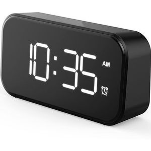 Elektronische Smart Alarm Led Digitale Klok Usb 4Inch Duurzaam Eenvoudige Elegante Aanraken Snoozed Knop Kalender Snooze Functie