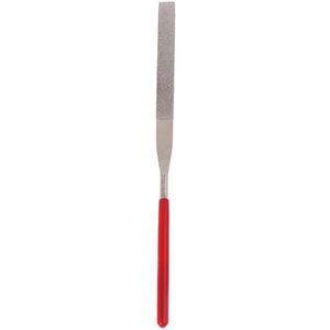 1 Pcs 180mm Rubberen Handvat Lange Art Craft Double Side Diamond Gecoate Platte File Slijpen Tool Hand Tool