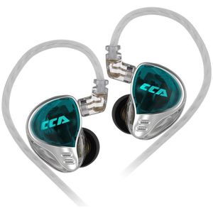 Cca CA10 10 Balanced Armature In Ear Oortelefoon Hifi Noice Cancelling Sport Hoofdtelefoon Oordopjes Headset Asx Ast CA16 Pro Zas zax
