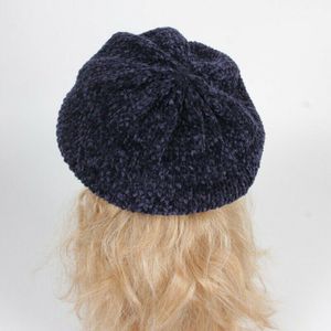 Stijlvolle Baretten Chenille Materiaal Winter Baretten Voor Vrouwen Warme Muts Vrouwelijke Herfst Schilder Caps Lady