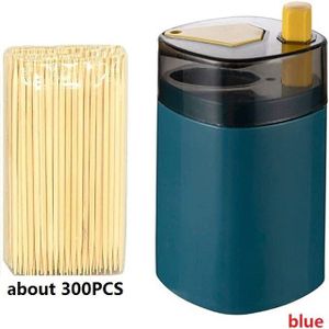 Toothpicks Holder Dispenser, Pop-Up Automatic Tooth Pick Holder Dispenser, Toothpick Storage Box( with about 300pcs toothpicks )