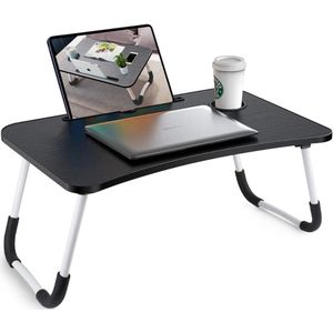 Opvouwbaar Bed Lade Lap Desk Portable Laptop Stand Met Telefoon Slots Notebook Tafel Dorm Bureau Vouwen Kleine Slaapzaal Tafel