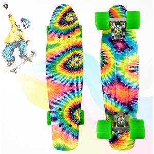 22 ""Skate Board Mini Cruiser Skateboard Plastic Galaxy Sterrenhemel Gedrukt Longboard Retro Banaan Fishboard Straat Outdoor Sport