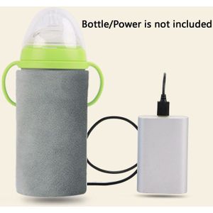 Draagbare USB Babymelk Warmer Reizen Fles Heater Baby Zuigfles Bag Storage Cover Isolatie Zakken Thermostaat