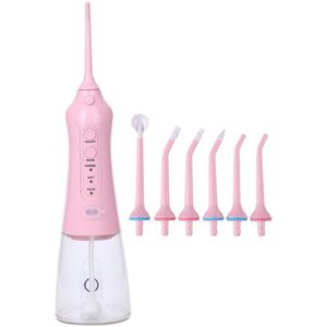 Intelligente Draagbare Draadloze Monddouche Usb Oplaadbare Tanden Schoner Water Floss Dental Water Flosser Tooth Pick 6 Jet