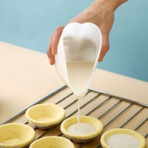 500Ml Siliconen Maatbeker Met Schaal Drinkware Melk Maatregel Transparante Cup Kruik Container Meetinstrument Voor Bakken