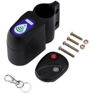 Mengshen Bike Lock with Remote Control (Blue), Anti-Theft Vibration