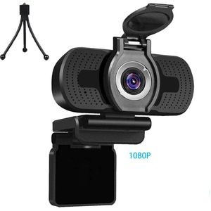 Usb Camera Hd 1080P Computer Camera Met Stofkap Webcam Voor Webcast Video Conferentie Webcam Full Hd 1080P camara Web Para Pc