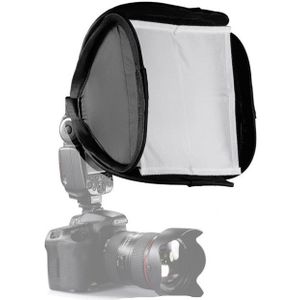 23X23Cm Universele Mini Opvouwbare Softbox E23 Diffuser Voor Canon Nikon Yongnuo Godox Pentax Flash Speedlite 430EX 580EX 600EX