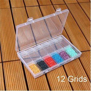 24/42 Grids Transparant Plastic Container Diamant Schilderen Opbergdoos Borduurwerk Accessoires Sieraden Boor Opbergdoos