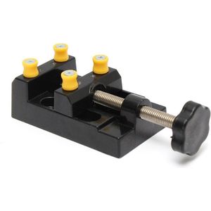 1Pcs Black Kaak Bench Clamp Mini Kolomboor Vice Micro Clip Platte Bankschroef DIY Handgereedschap Carving Bench Clamp boor 125x62x36mm