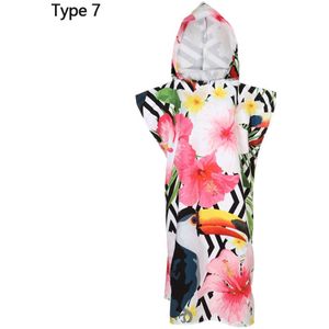 Microfiber Unisex Strand Veranderende Handdoek Quick-Dry Surf Poncho Gewaad Met Kap Wetsuit Voor Zwemmen Surfen Handdoek Gewaad