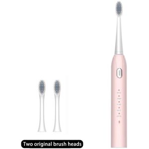 S802 Sonic Elektrische Tandenborstel Volwassen Timer Borstel 5 Modus Usb Lader Oplaadbare Tand Borstels Vervanging Heads Set