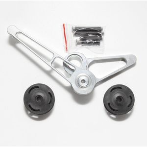 Aceoffix 1-6 Snelheden Achter Kettingspanner Voor Brompton Vouwfiets Met Plastic Gids Wiel TS04 Accessoires