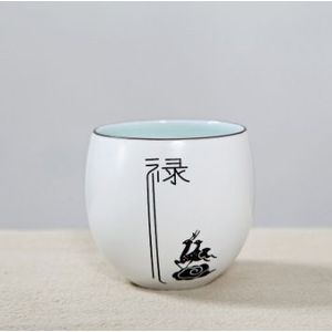 Vintage Thee Kom Thee Set Wit Porselein Jingde Zhen Cup Keramische Zen Thee Kopjes Hand Made Master Thee Cup