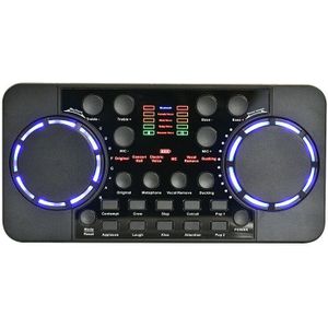 Bluetooth 4.0 Mixer Geluidskaart Ruisonderdrukking Externe Headset Microfoon Webcast Live-uitzending Geluidskaart Voor Telefoon Computer