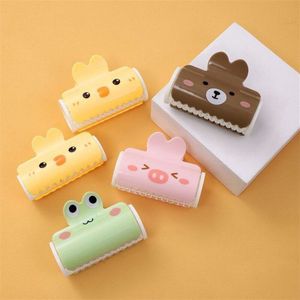 2 Stks/partij Haar Rollen Bang Roll Curler Haar Krultang Plastic Zelfklevende Haar Curling Kappers Gereedschap Meisje Schoonheid Styling tool