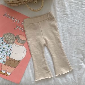 Baby Leggings Peuter Kids Keep Warm Boot Cut Broek Voor Herfst Winter Baby Meisjes Casual Dikke Broek Mode Effen Broek