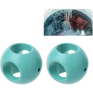 2Pcs Anti Kalkaanslag Magnetische Wasserette Ballen Gezuiverd Water Bal Wasmachine Accessoires A6HB