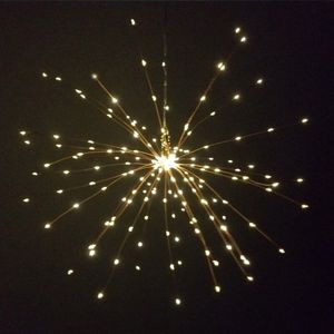 Diy Vuurwerk Licht Opvouwbare Boeket Shape Led String Decoratieve Fairy Lights Voor Garland Patio Wedding Party Kerst