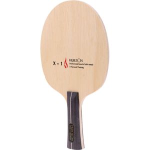 Perfeclan Premium Puur Hout Tafeltennis Racket Ping Pong Shakehand/Lange Handvat Paddle Voor Beginners Praktijk