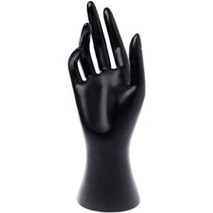 Cammitever Zwarte Hand Etalagepop Hand Vinger Handschoen Ring Armband Showcase