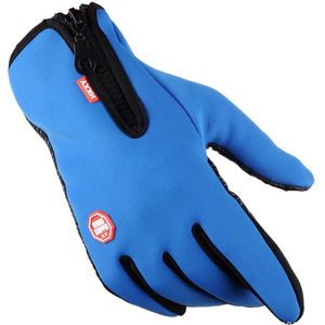 Mannen Vrouwen Winter Handschoenen Fietsen Touchscreen Outdoor Waterdicht Winddicht Warm Rits Antislip Slijtvast Ski Handschoenen 1 paar