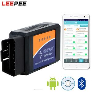 Leepee OBD2 Auto Diagnostic Tool Obdii EML327 V2.1 Code Reader Scanner Bluetooth Voor Android