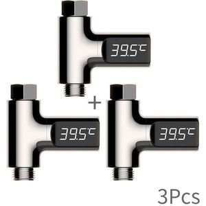 Digitale Thermometer - Led Display - Water Douche - Zelf-Genererende Elektriciteit - Slimme Meter