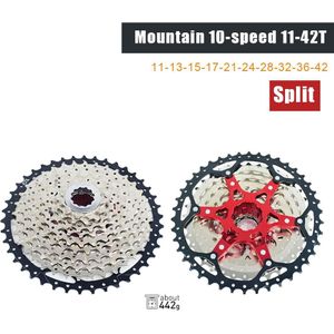 9 10 Speed Mtb Fiets Vrijloop 42T Holle Vrijloop Mountainbike Vliegwiel Tandwiel Fiets Onderdelen Cassette Accessoires