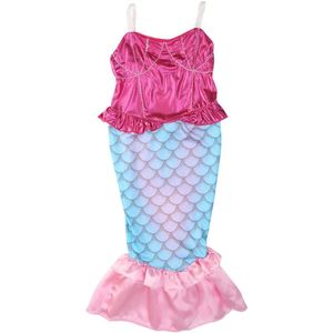 Girl Kids Swimmable Mermaid Tail Bikini Swimsuit Swimming Costume