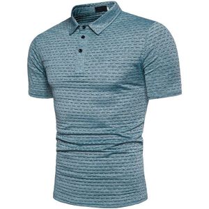 Laamei Casual Zomer Korte Mouw Polo Shirts Mannen Katoen Turn-Down Kraag Polo Shirts Zaken Korte Mouw tops Tess