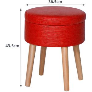 Waterdichte Antifouling Opslag Kruk Mute Antislip Make Sgabello Huishouden Woonkamer Sofa Taburete Houten