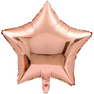 5 Stks/partij 18Inch Rose Gold 4D En Hart Ballonnen Bubble Met Goud Confetti Bruiloft Verjaardag Party Decor Helium Levert