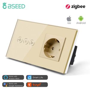 Bseed Zigbee Dimmer Smart Intelligent Touch Light Switch Normaal Stopcontact Tuya Smart Leven App Google Alexa Controle
