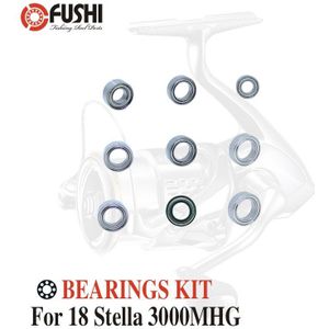 Vissen Reel Rvs Kogellagers Kit Voor Shimano 18 Stella 3000MHG / 03807 Spinnen Rollen Lager Kits