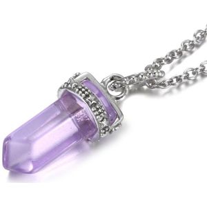 Authentieke S925 Zilveren Amulet Hanger Voor Vrouwen Kettingen Diy Sieraden Wit Roze Paars Bead