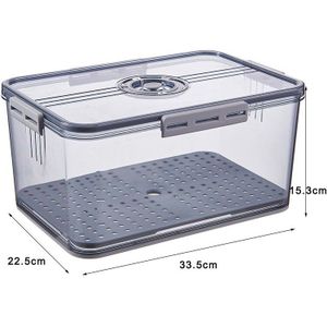 Koelkast - Opbergdoos - Geel - Model 1MT1204 - Voor Voedsel Groente Fruit