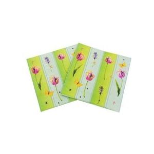 2 Packs Servetten Gedrukt Bloem Patroon Kleurrijke Papieren Handdoek Tissues Voor Wedding Festival Party Verjaardag