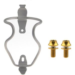 Xignxi Ti Titanium Bidonhouder Houder En M5X12mm Bolt Schroef Fiets Accessoires Afwerking Voor Mtb